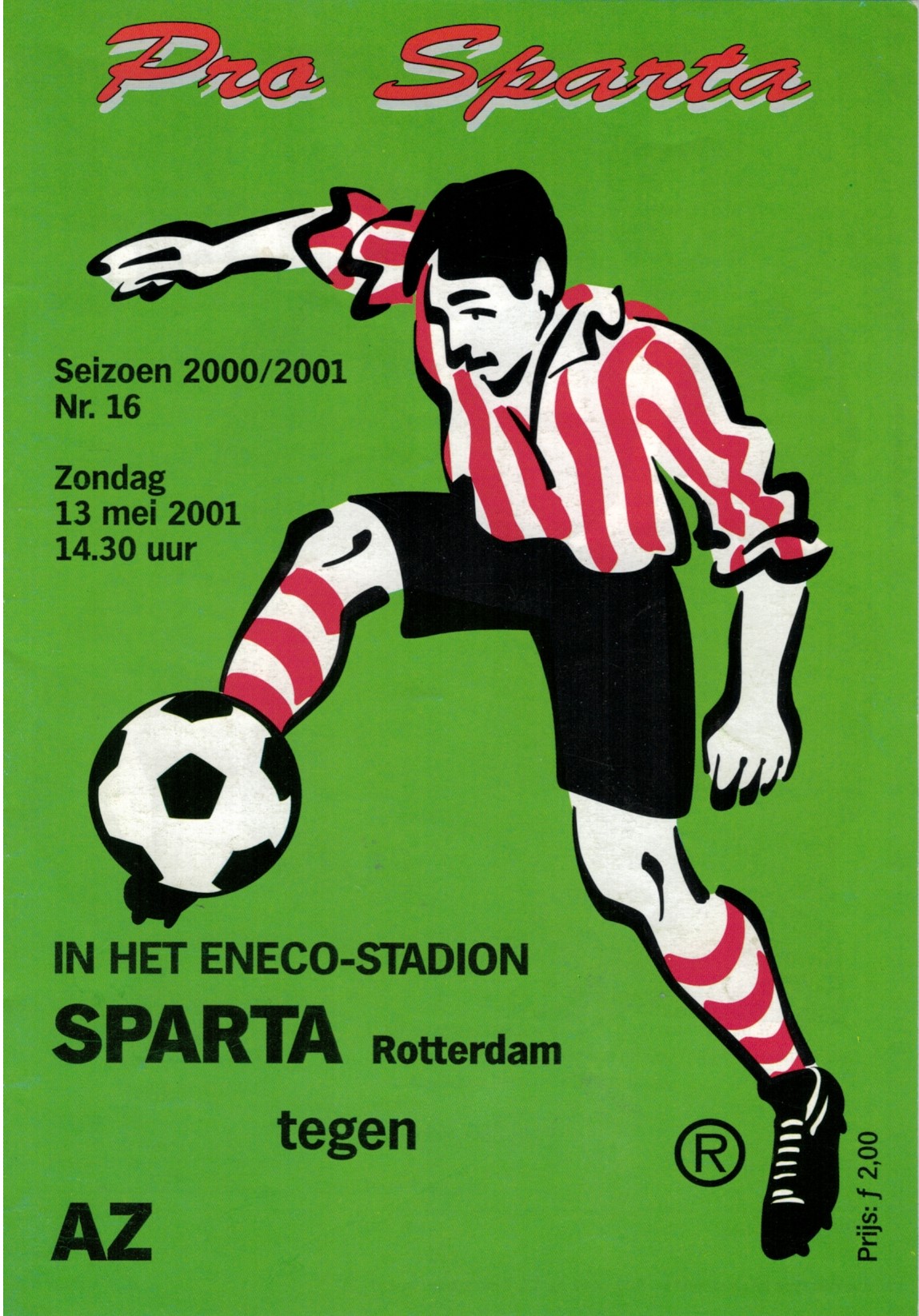 AZ Programma 13-mei-2001 Sparta uit